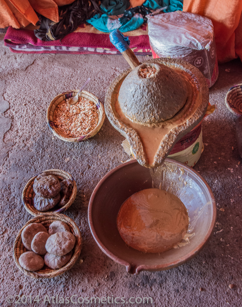 Argan nuts that make argan oil