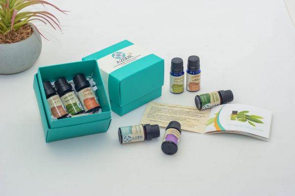 Pack 9 Essential Oils for Aromatherapy Azoor