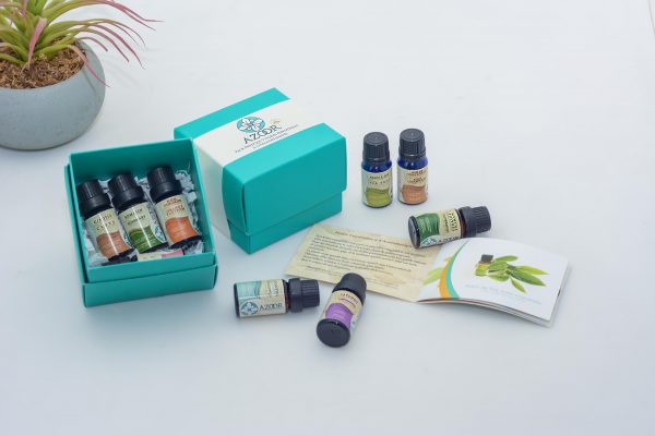 Pack 9 Essential Oils for Aromatherapy Azoor